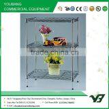 2015 Hot Sell NSF 50KGS 30x14 Inch 3 Layer Chrome Light Duty Wire Supermarket Rack (YB-WS042) thumbnail-1