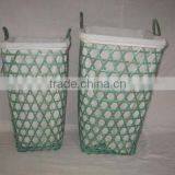 Bamboo Laundry Basket Set of 2 With Handle