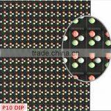 10mm Outdoor Anti-water 160*160mm 16*16 Pixel High Brightness Video 1/4scan Hub 75 Full Color Dip Led Display P10 Led Module thumbnail-1