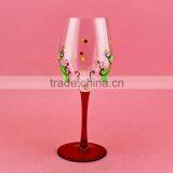 High Quality Champang Wine Glass With Painting Hot Sale thumbnail-2