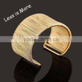Popular Frosted Gold Bangles for Girls Jewelry,silver Hollow Iron Bangle in Yiwu thumbnail-1