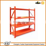 Factory orange color medium duty steel storage warehouse