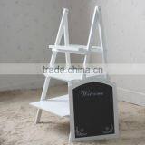 Outdoor Solid Wood Folding Ads Display Blackboard Shelf thumbnail-4