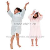 High quality short sleeves bamboo bathrobe for kids
