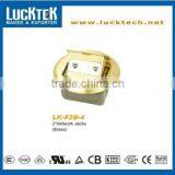 2 PORTS NETWORK RJ45 PORTS ELECTRICAL FLOOR SOCKET