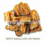 MJN12-Salmon sushi with fishskin myjian o'dog dry dog healthy food and pets treats