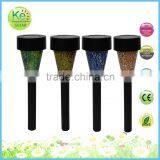 Glass Colored Garden LED Solar Path Light