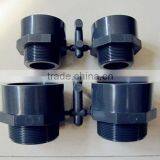UPVC Male Tube Set Fitting Injection Plastic Mould/2 Cavities