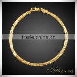 18K Gold Copper Europe Style Snake Bracelet Chain Fashion Jewelry