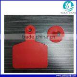 Animal Yellow Eartag or Red Color Ear Tag Stock on Sale Quality Choice