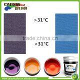 Thermochromic Pigment Colors for Fabric Printing