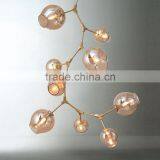 New Creative Kirsite Glass Pendant Lamp With Glass Ceiling Lights