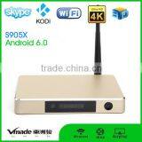 Google Android 6.0 tv Box Amlogic S905x Smart Set Top TV Box thumbnail-2