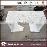 Carrara White Marble Stone Bench thumbnail-1