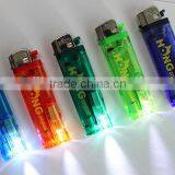 Manufacturer of Colorful Flint Led Refillable Lighter,flint Lighter,led Lighter, Electronic Lighter