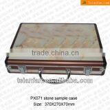 PX071 Cheap Alumminum Granite Sample Case/marble Display Case/sample Display Box thumbnail-1