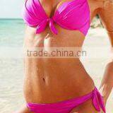 Sexy Pure Color Triangle Fission Bikini thumbnail-2