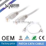 SIPU factory price rj45 utp cat6 patch cord bets price 1m 3m amp cat6 patch cable wholesale utp cat6a patch cable