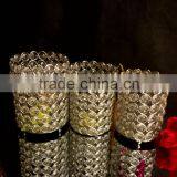 New Designed Factory Crystal Candle Holder Wedding Favors Wedding Table Christmas thumbnail-2