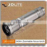 The Zoom Focus Aluminum Material Led Flashlight, C REE Power Led Flashlight for Outdoor Activities thumbnail-2