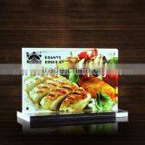 Transparency Acrylic Table Card Display Menu Card Holder