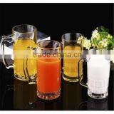 Promotional Custom Design Tall Glass Beverage/Glass Beer Mug With Handle thumbnail-5