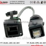 ac/dc plug adapter Male Female 8 Pole Dual Rj45 Connector For DMX Lighting