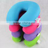 Total Solid Color Horse Shaped Neck Pillow,with Microbeads Filling thumbnail-2
