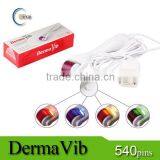 Photon Light Skin Care Therapy Microneedle Led Derma Roller for Hair Loss Treatment