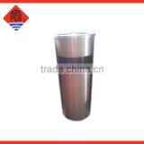 Stainless Steel Round 1.68 Kg Sus 304 Environmental Protection Office House Dustbin OEM thumbnail-4