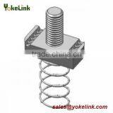 Hot Sell Galvanized Stud Nut With Spring For Solar Fastener M6,M8,M10,M12 thumbnail-1