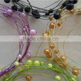 XQ Hot Sale Beautiful Jewelry Pearl on Reel/craft Pearls on Reel All Kinds of Color
