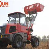 1.5 Ton Everun New Condition Front Loader Type Small Wheel Loader With Snow Blower thumbnail-4