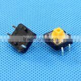4 Pin 12MM Smd Typ 12*12*7.3 KFC Yellow Button Tact Switch thumbnail-2