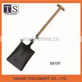 Hot Sale Different Types of Camping Steel Garden Shovel With Wooden Handle thumbnail-1