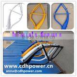 2.4L Gas Tank Frame , Motorized Bike Frame With Tank Black White thumbnail-2