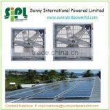 Vent Tool 300 Watt Solar Panel Powered Industrial Air Ventilation Fan Industrial Solar Wall Ventilating Fan thumbnail-2