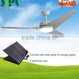 Vent tool hot selling 60 inch 24V dc motor solar panel powered ceiling fan
