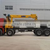 howo Sinotruk 8*4 tipper crane truck