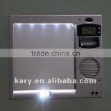 LED Light up Fogless Bathroom Shave Mirror With Radio thumbnail-1