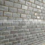 Black Slate Mushroom Stone Natural Surface Wall Cladding Floor Covering,Natural Decorative Stone Low Price thumbnail-3