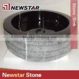 Newstar Polished Black Stone Sink thumbnail-1