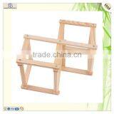 Handmade Antique Color Wood Bottle Wine Stand thumbnail-4