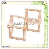 Handmade Antique Color Wood Bottle Wine Stand thumbnail-4