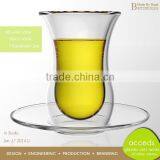 Hot Sale Double Wall Borosilicate Glass Cup/ Coffee Mug/ Tea Sets thumbnail-5