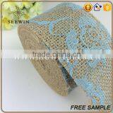 Trendy High Quality Lace Pattern Jute Ribbon thumbnail-3