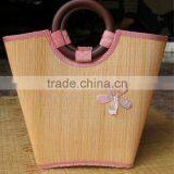 High Quality Best Selling Bamboo Shopping Bag WITH HANDLE From Vietnam thumbnail-1