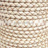 Colorful Real Leather Handmade Weave Lanyard / Round Leather Rope thumbnail-3