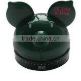 Plastic Pig Shape Animal Mechanical Kitchen Timer/sound Timer