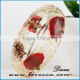 New Style Handmade Bracelet Pressed Real Dried Flower Epxy Resin Jewelry thumbnail-3